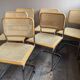 6 chaises B32  de Marcel Breuer - fabrication italienne
