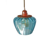 Lampe en verre vintage