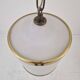 Mid-Century Italian Opaline Glass, Acrylic & Brass Pendant Light – 1960s