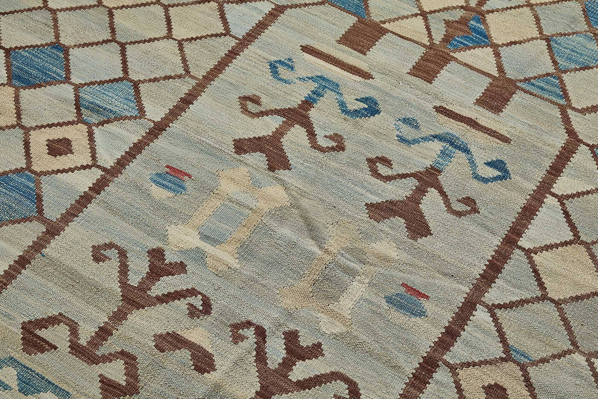 Contemporary Tribal Decorative Kilim 160 cm x 204 cm