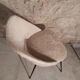 Barrel chair in toupee
