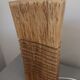 Lampe en bois de chêne sculptée, Dominique Dezen