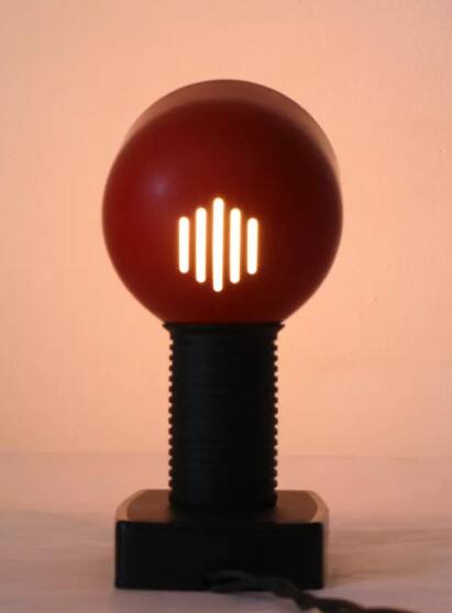 Nuova Veneta Lumi red table/wall lamp vintage