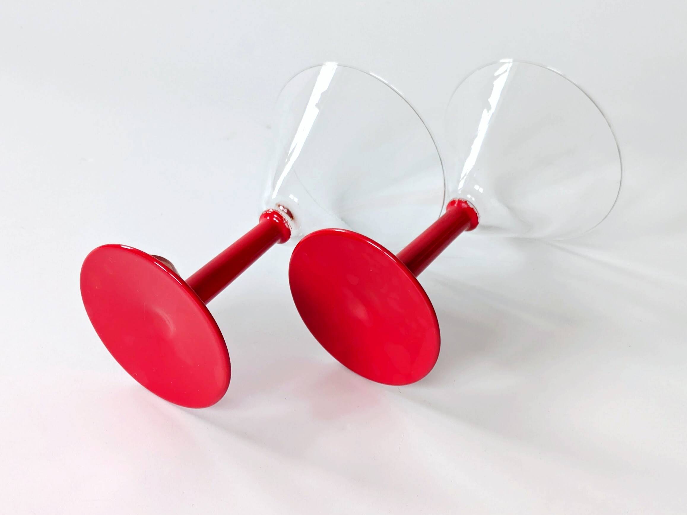 Set of 4 vintage Leonardo martini glasses: Joy collection from the 90s