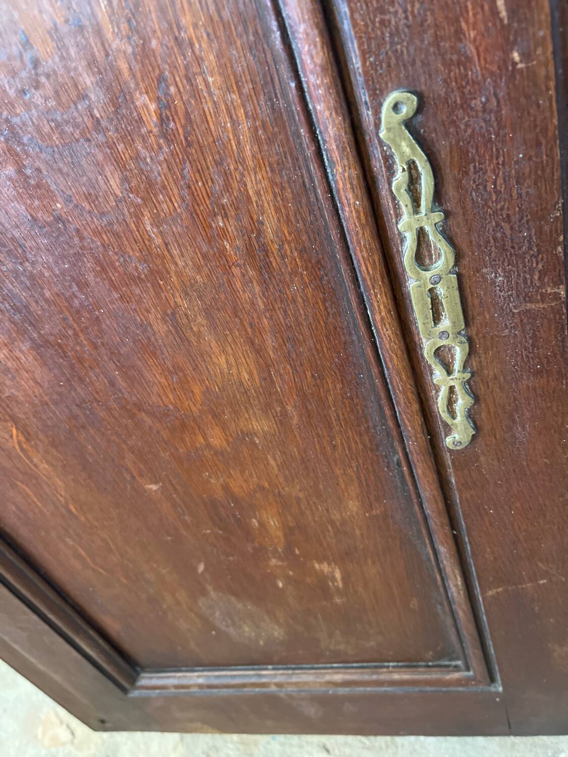 Antique oak church window doors, 1930s