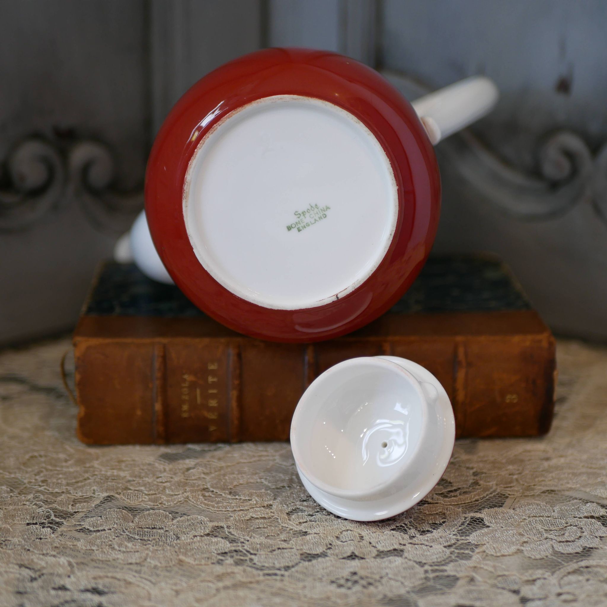 Mid-century English Spode coffee pot