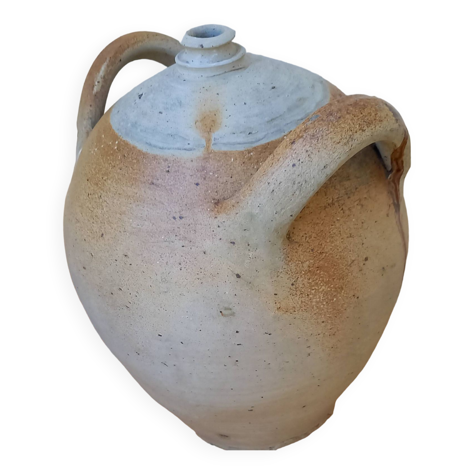 Varnished terracotta jar