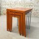 series of 3 nesting tables by Emmanuel Dietrich for Artelano, 1980