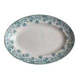 Oval iron earth dish Saint Amand