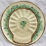 Old Longchamp asparagus artichoke barbotine plate