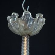 Ercole Barovier Murano glass chandelier. Italy 1940s