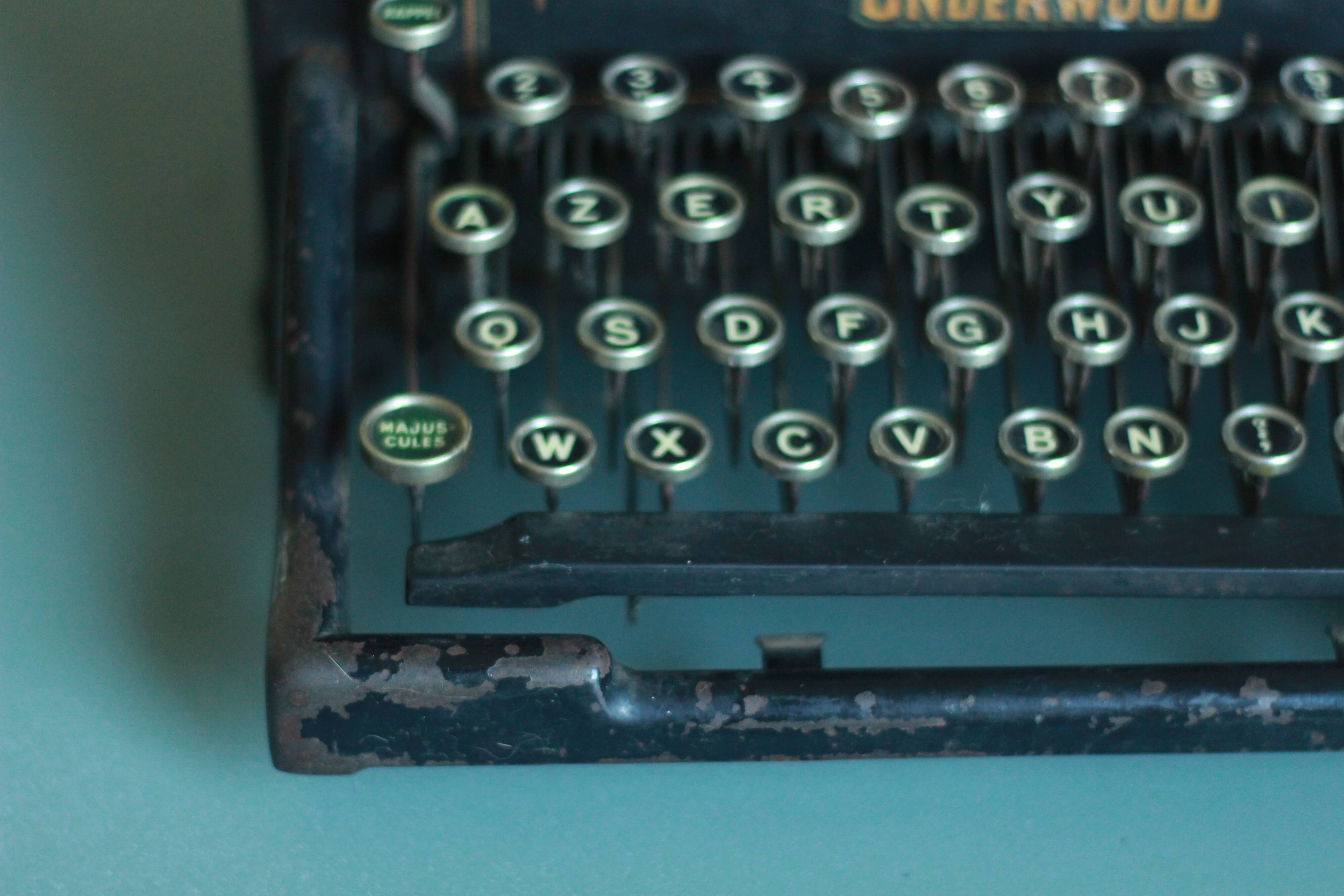 Underwood typewriter 1918