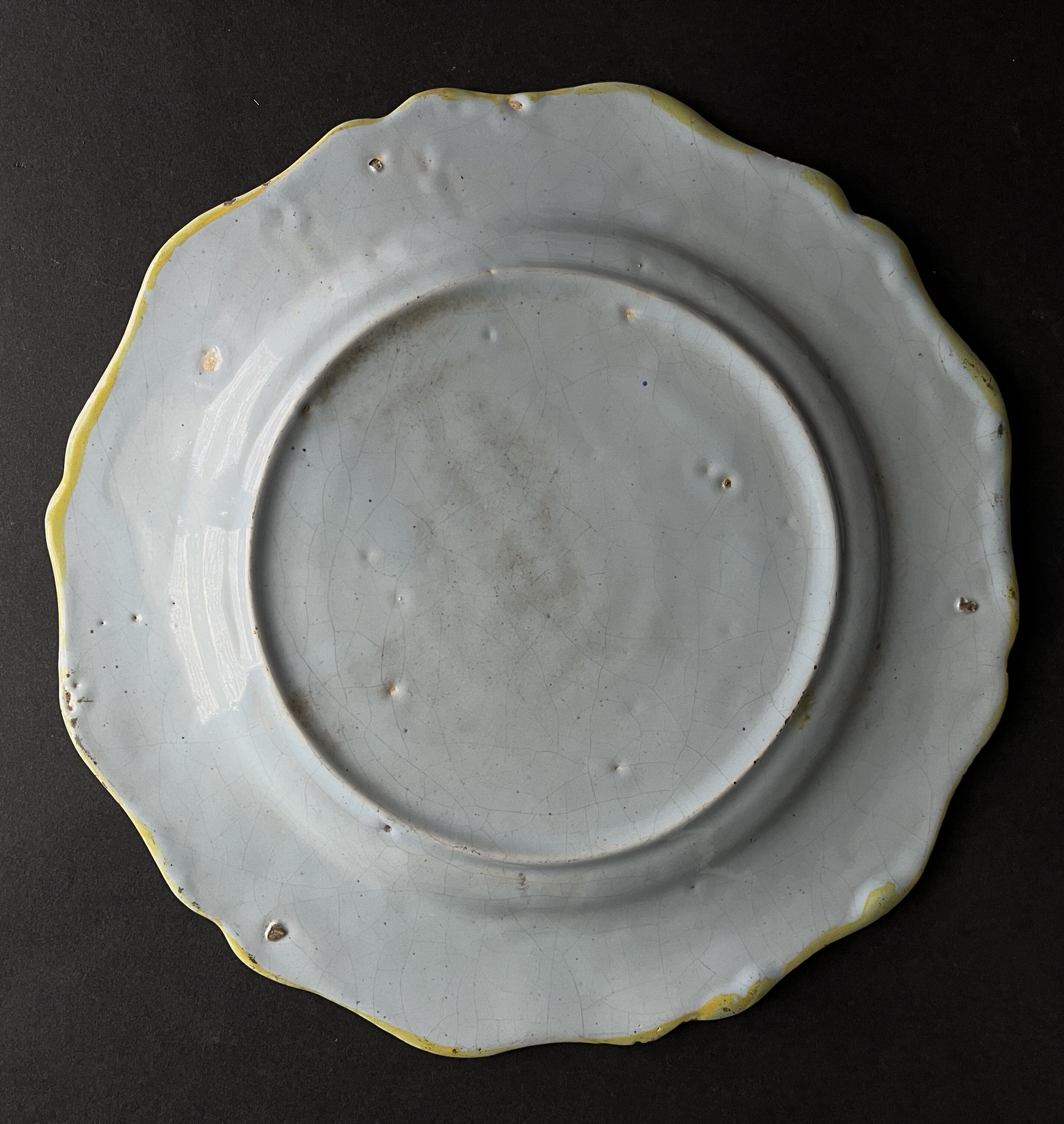 Assiette de collection Porquier Beau