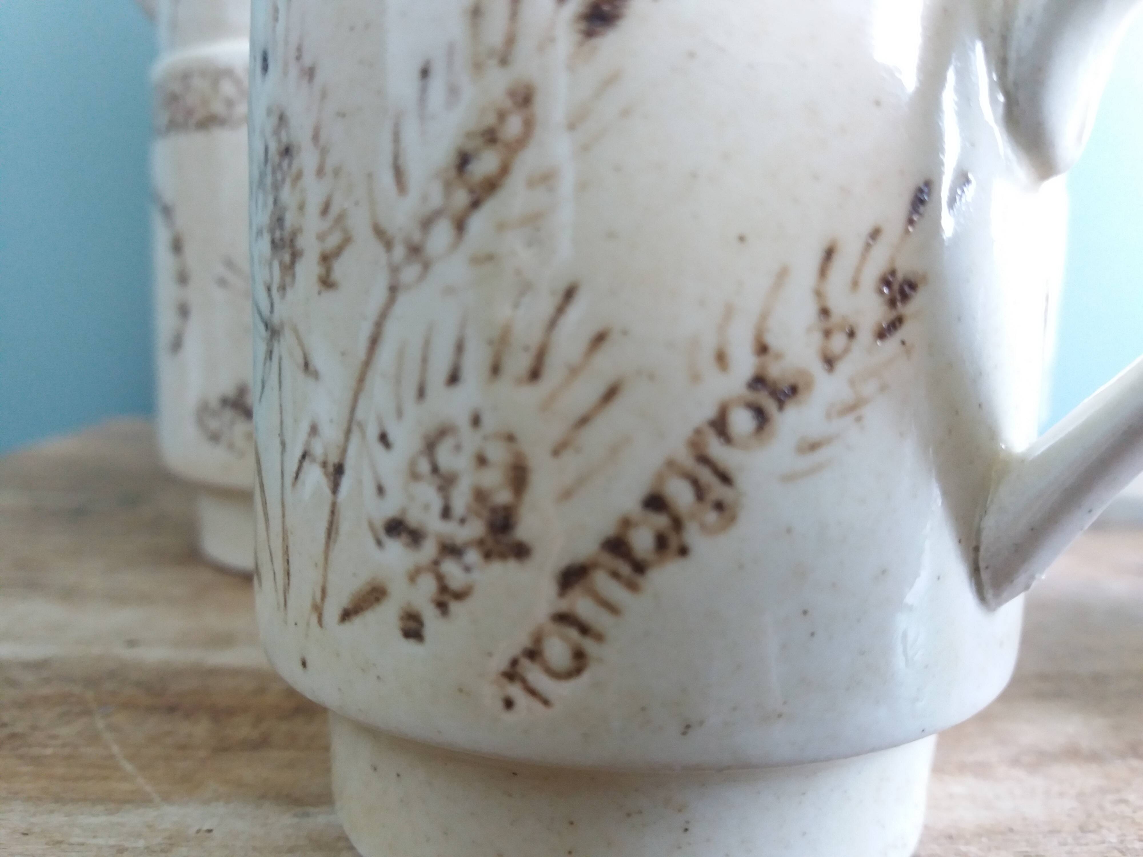 Badonviller cups from the 70s