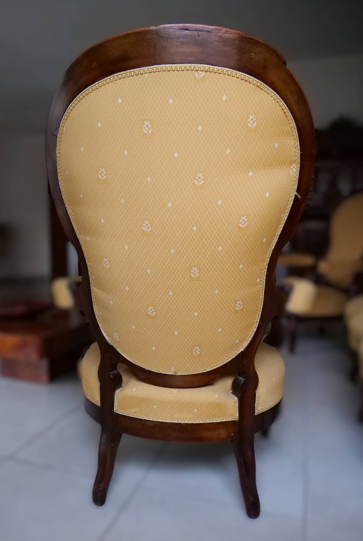 Napoleon III salon set – sofa and 2 armchairs, 19th century