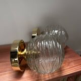 Pair of vintage globe wall lights