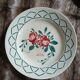 4 antique flat plates from Sarreguemines