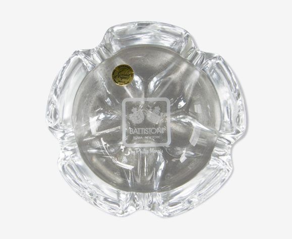 Cendrier en cristal d'Arques