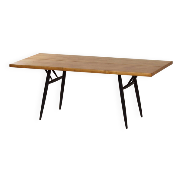 Table de salle à manger Pirkka par Ilmari Tapiovaara pour Laukaa wood, 1950