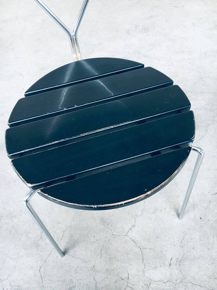 Mid-Century Modern Slender Design Chair, Italy, 1970s
