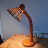 Scandinavian articulated pine lamp