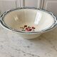 Salad bowl Digoin Sarreguemines model Nina Rosa years 30-40