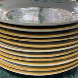 Assiettes plates vintage