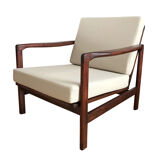 Beige B-7752 Lounge Chair by Zenon Bączyk for Swarzędzkie Fabryki Mebli, 1960s