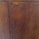 Art Deco chest of drawers with 4 drawers in oak, France 1930s-50s