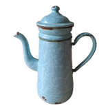 Green enamelled sheet metal coffee maker