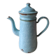 Cafetière tôle émaillée verte