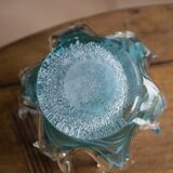 Cup scratch blue murano