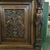 Pair of 2-part glass-fronted bookcases