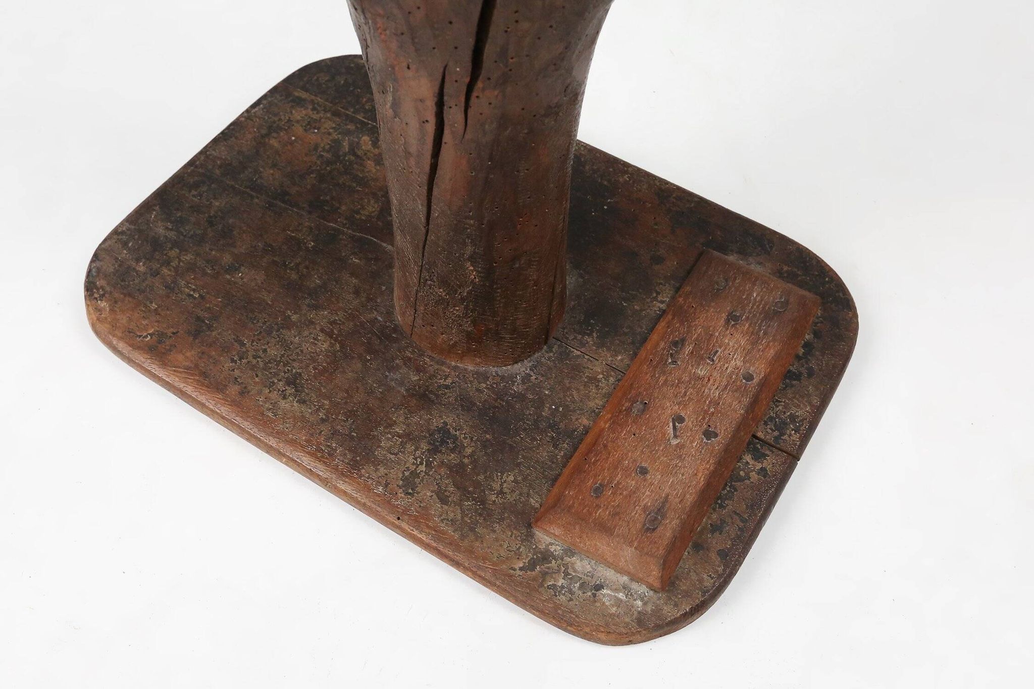 Wooden Stool with Tree Branch Legs, France 1850s