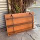 Wood and iron shelf