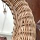 Rattan mirror