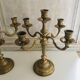 Pair of gilded bronze chandeliers