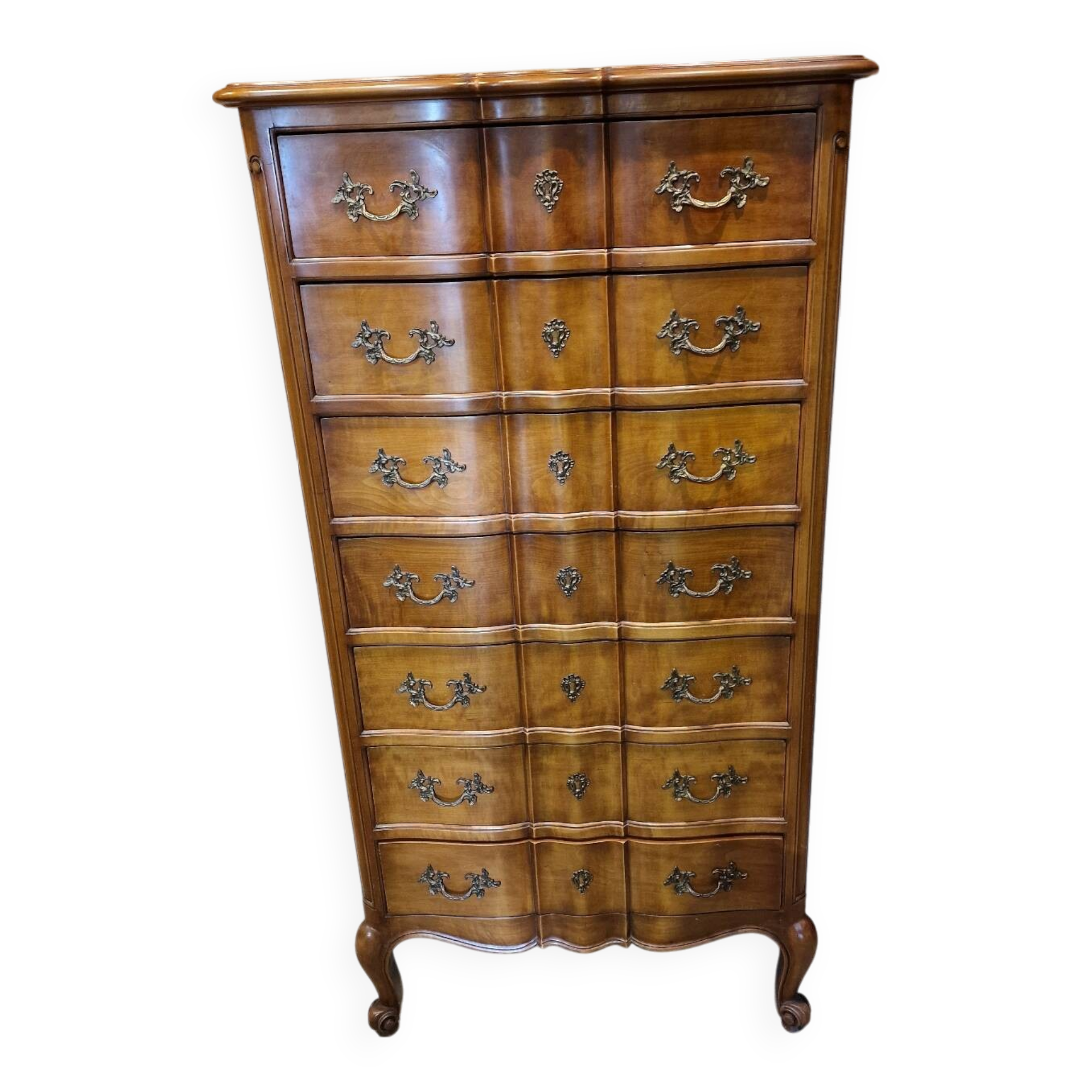 Weekly chest - Louis XV style - Solid wood