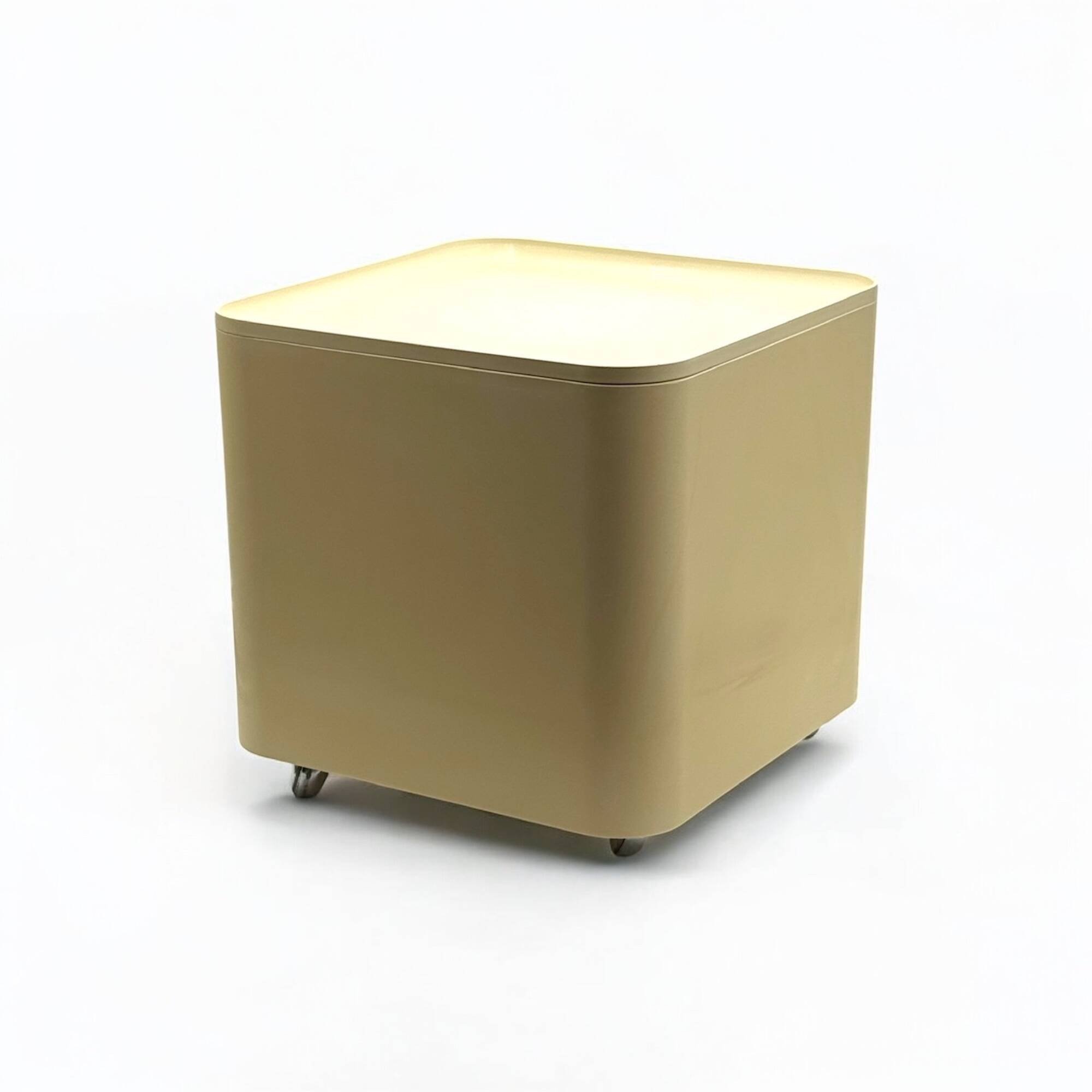 Table conteneur par m. siard pour dime longato – italie, années 1970