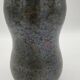 Bottle in iridescent green sandstone from the ceramist jean aimé Poirier