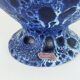 Large vintage kreutz-keramik 1960s 70s vase jug model 228 fat lava drip glaze intense blue