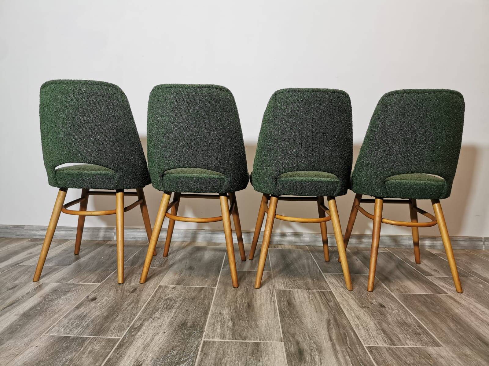 Dining Chairs by Radomir Hoffman for Ton, 1950s, Set of 4