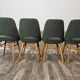 Dining Chairs by Radomir Hoffman for Ton, 1950s, Set of 4