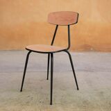 Vintage black metal chair