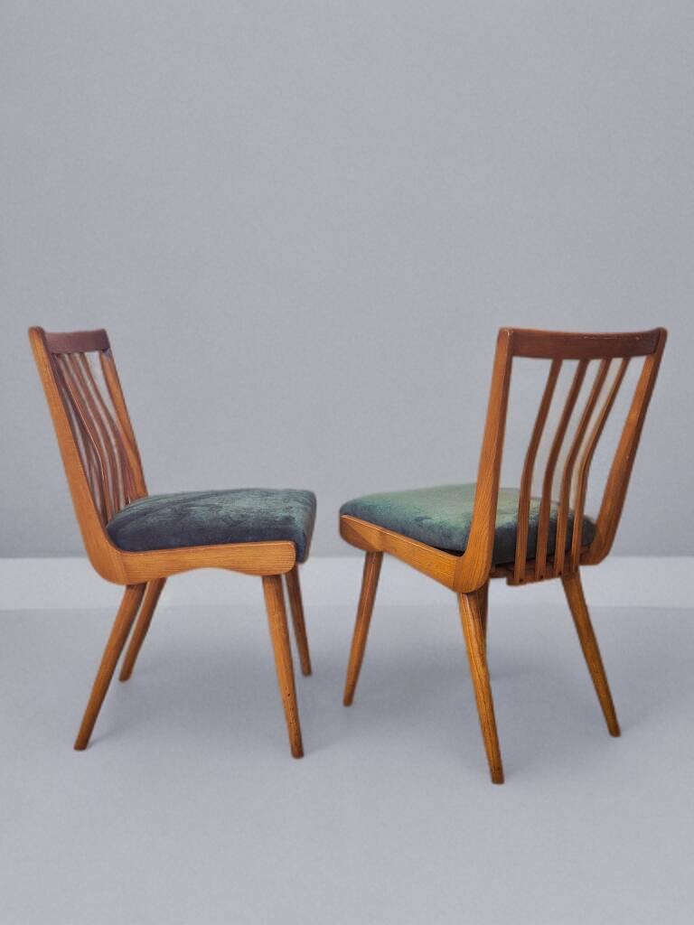 Set 4 chaises Interier Praha,  Vintage tchèque 1960s