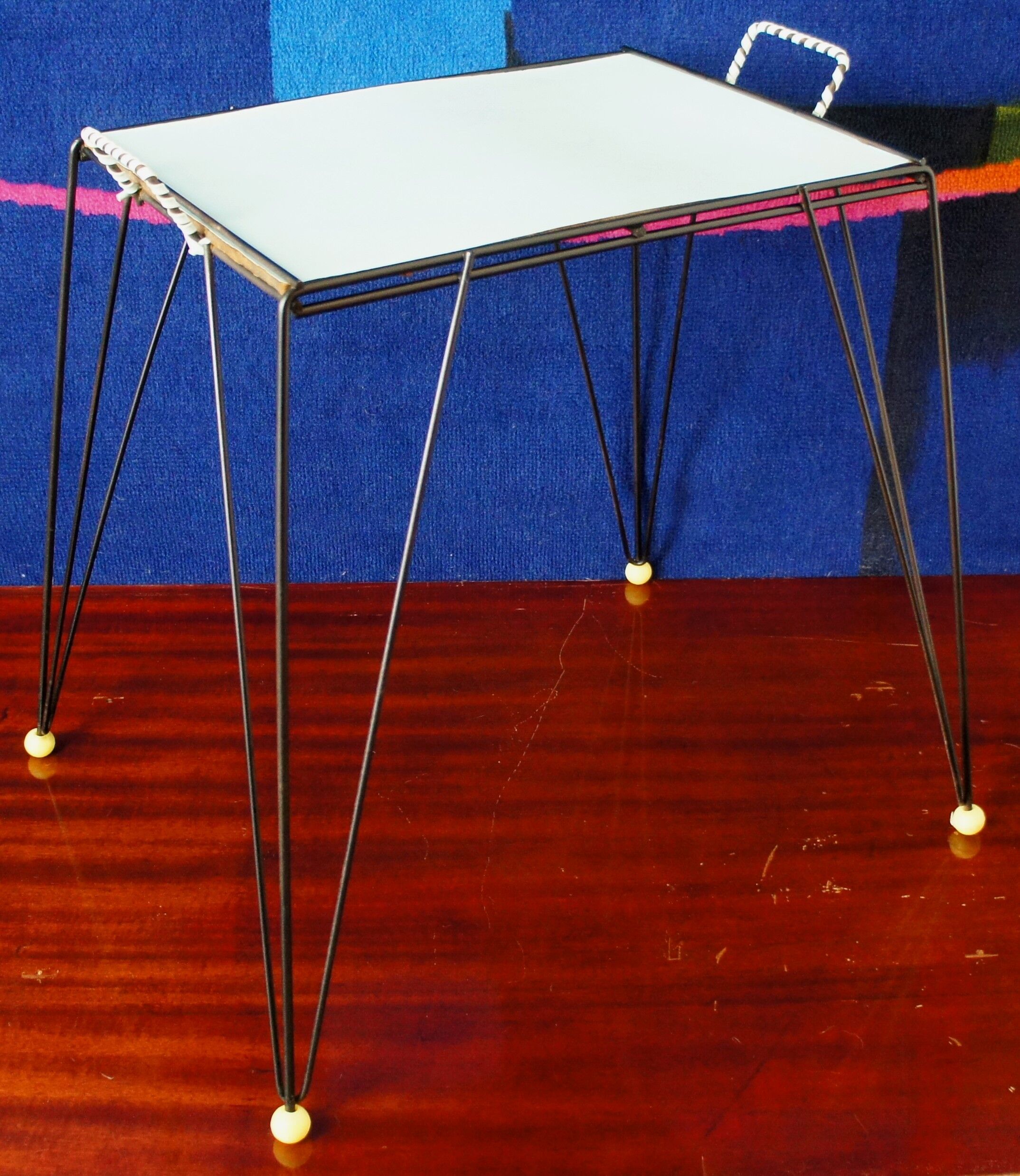 1960 eiffel blue foot extra table