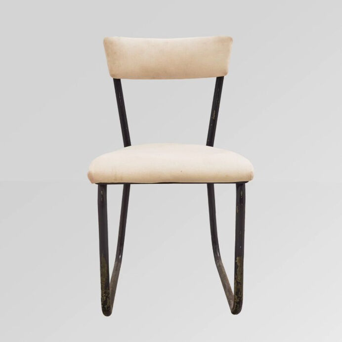 Tubular iron chairs by Gio Ponti for Kardex Italiano