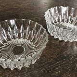 Ensemble de deux coupelles en verre