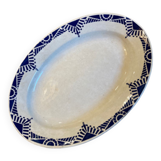 Plat ovale moulins des loups .