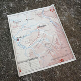 Old poster "East of the Paris basin / The middle Loire" - Rossignol